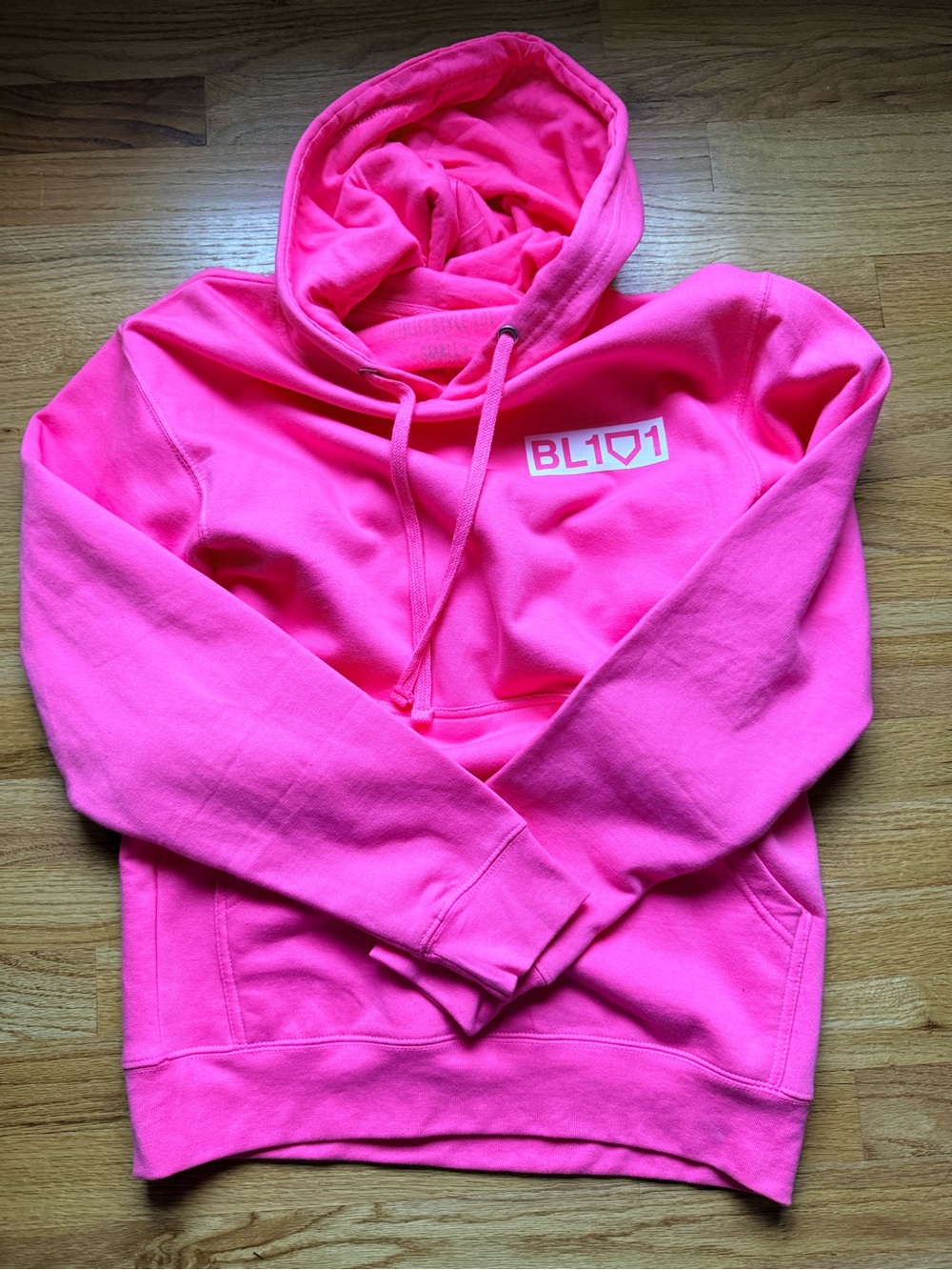BL101 Neon Pink Logo Hoodie (Breast Cancer Awareness collection)